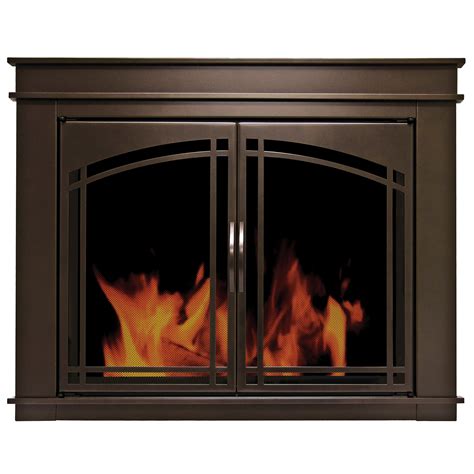 guion cabinet style steel fireplace doors|Fireplace Door Buying Guide.